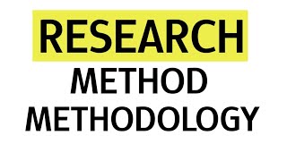 Research Method and Methodology in Hindi 