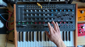 MFB DOMINION 1 - TIPS N TRICKS 1 - turning dom 1 into a 4 oscillator synth.