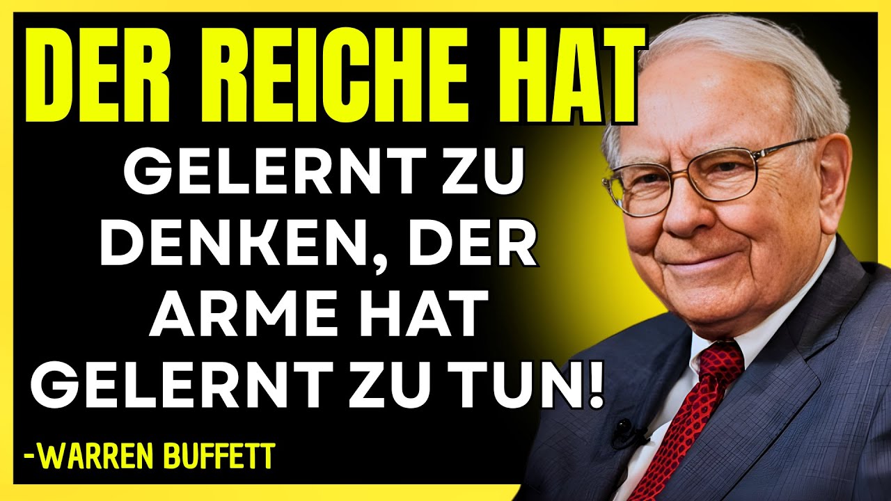 WARREN BUFFET: Wie man ein Großes Vermögen aufbaut, wenn man arm ist und kein Erbe hat