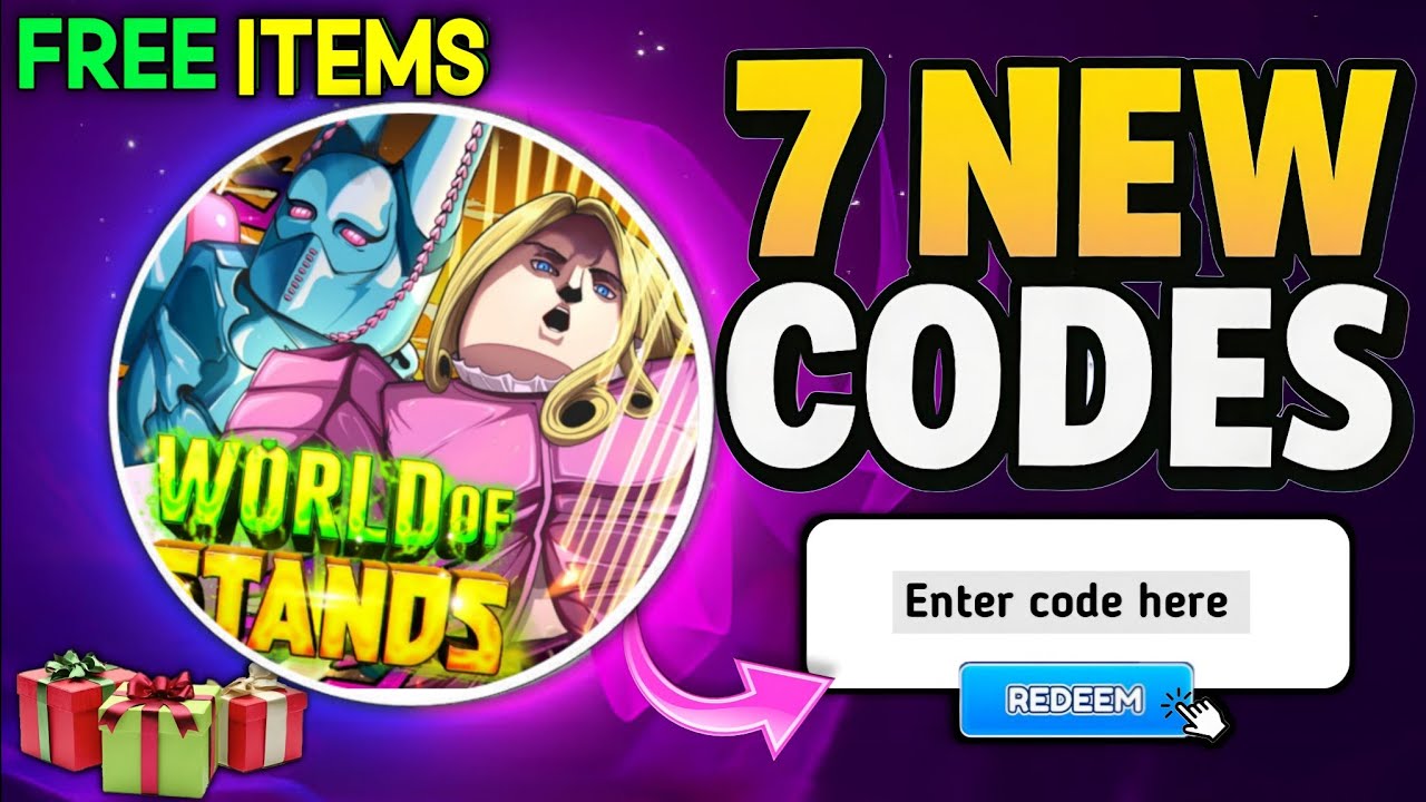 ⚠️SECRET CODES⚠️WORLD OF STANDS CODES JANUARY 2026 - ROBLOX WORLD OF ...
