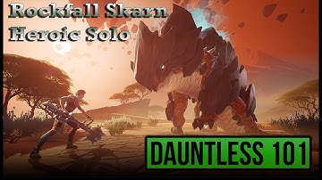 In-Depth Guide on Rockfall Skarn! How to Avoid EVERY Single Attack!! | Dauntless 101