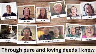 San Jose Betsuin Choir - Im A Link In The Golden Chain - 2021 Nikkei Matsuri