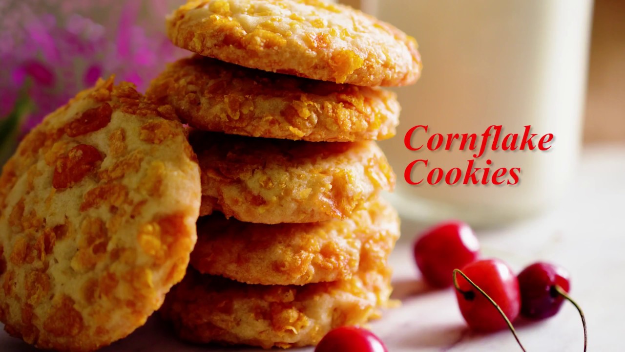 CORNFLAKE COOKIES - EGGLESS