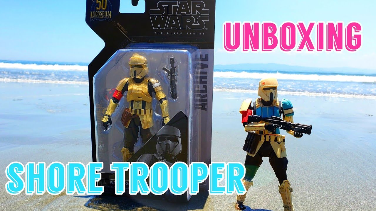 いよいよ夏本番!!ビーチでフィギュア開封!!スターウォーズ ローグワン