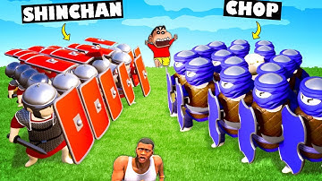 BIGGEST BATTLE 🔥 SHINCHAN vs CHOP vs AMAAN-T | WHO WILL BE VICTORIOUS ?