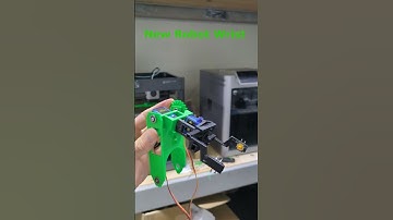 3D Printed a New Robot Wrist on our new Bambu Lab P1P