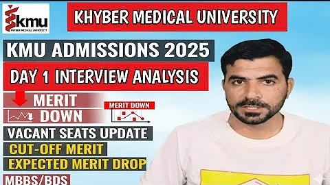 KMU Day 1 Summary: MBBS/BDS Closing Merit 2025-26 | Vacant Seats Analysis & Expected Cut-off