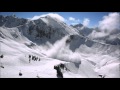 Lawine überrascht Skifahrer  Kanzelwand Oberstdorf Ostern 2016 - snow avalanche