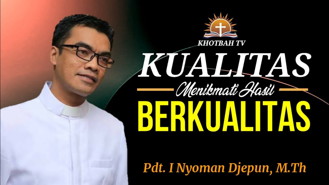 Khotbah Minggu 17 Juli 2022 - Pengkhotbah 1:3-11 | Pdt. I Nyoman Djepun, M.Th