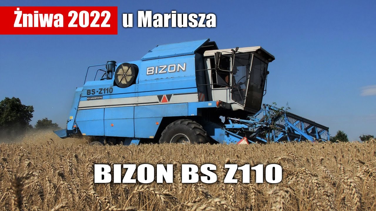 maxresdefault Żniwa 2022 u Mariusza   Bizon BS Z110   VIDEO