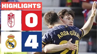 GRANADA CF 0  4 REAL MADRID | HIGHLIGHTS LALIGA EA SPORTS