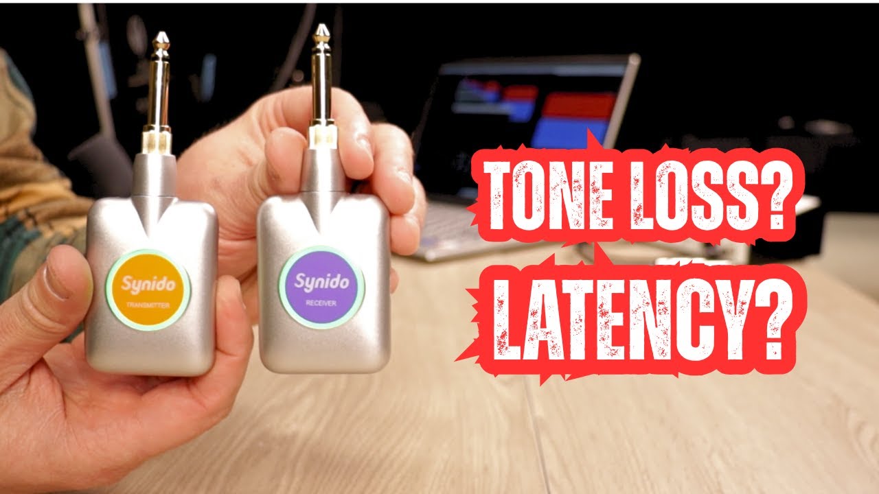 The Lowest Latency I've Seen On A Guitar Wireless (5.8ghz) - Synido SW100 Guitar Wireless System