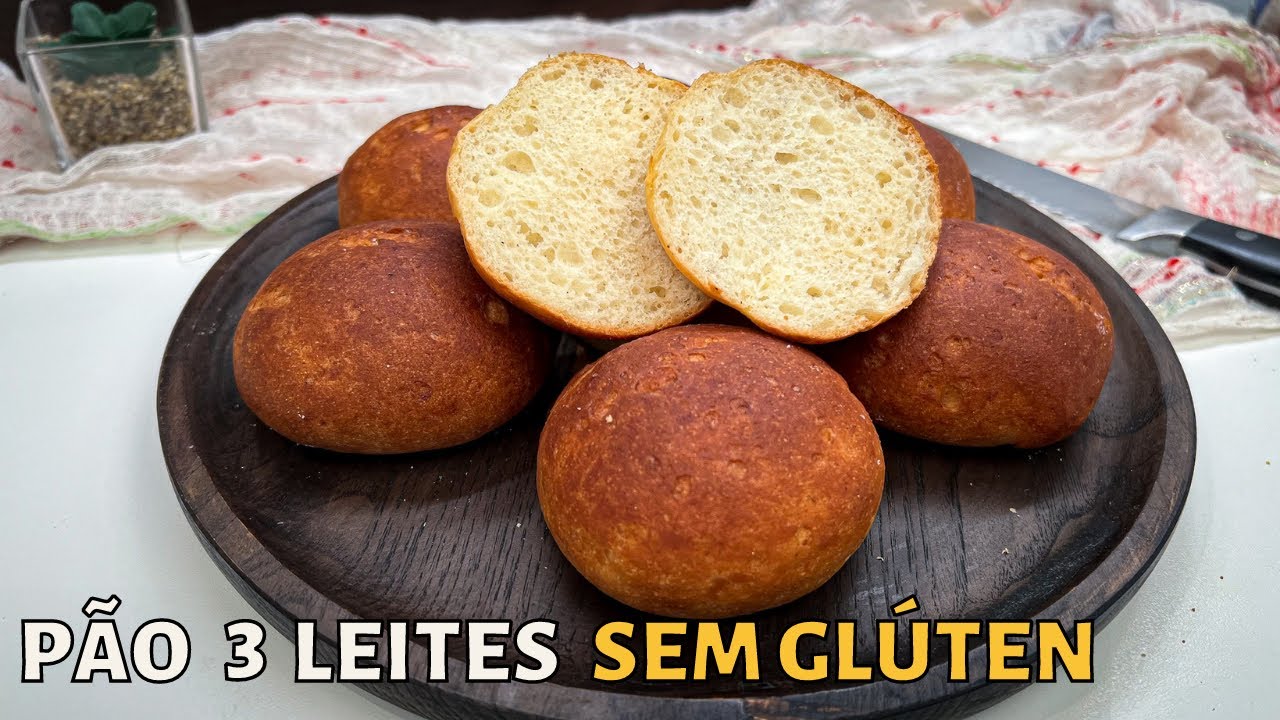 Pão 3 leites SEM GLÚTEN