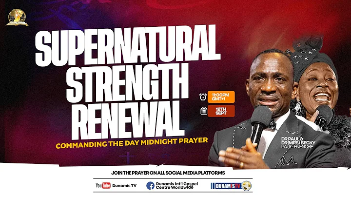 COMMANDING THE DAY MIDNIGHT PRAYER || SUPERNATURAL STRENGTH RENEWAL  || 12-09-2025