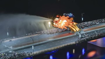 Cầu Rồng Phun Lửa Đà Nẵng - Dragon Bridge  - Vietnam Time-lapse - 4k    4