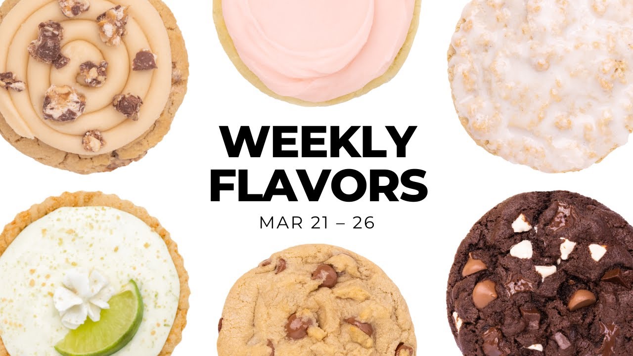 Triple Chocolate Chip, Key Lime Pie & More | Crumbl Weekly Flavors Mar 21 -  26 - YouTube