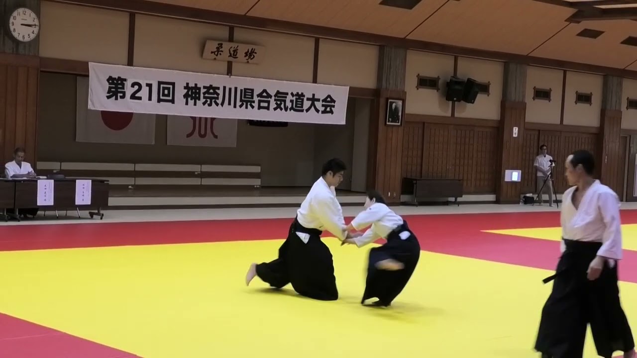 2025年神奈川県連盟演武会個人演武　合気道山彦会