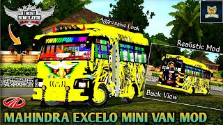 🤩🔥MAHINDRA EXCELO MINI VAN MOD FOR BUSSID v3.7.1 | @SUMEETHSHETTY screenshot 3