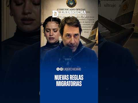 🚨🇦🇷 Milei firmó un DNU para expulsar extranjeros que promuevan el odio contra Argentina