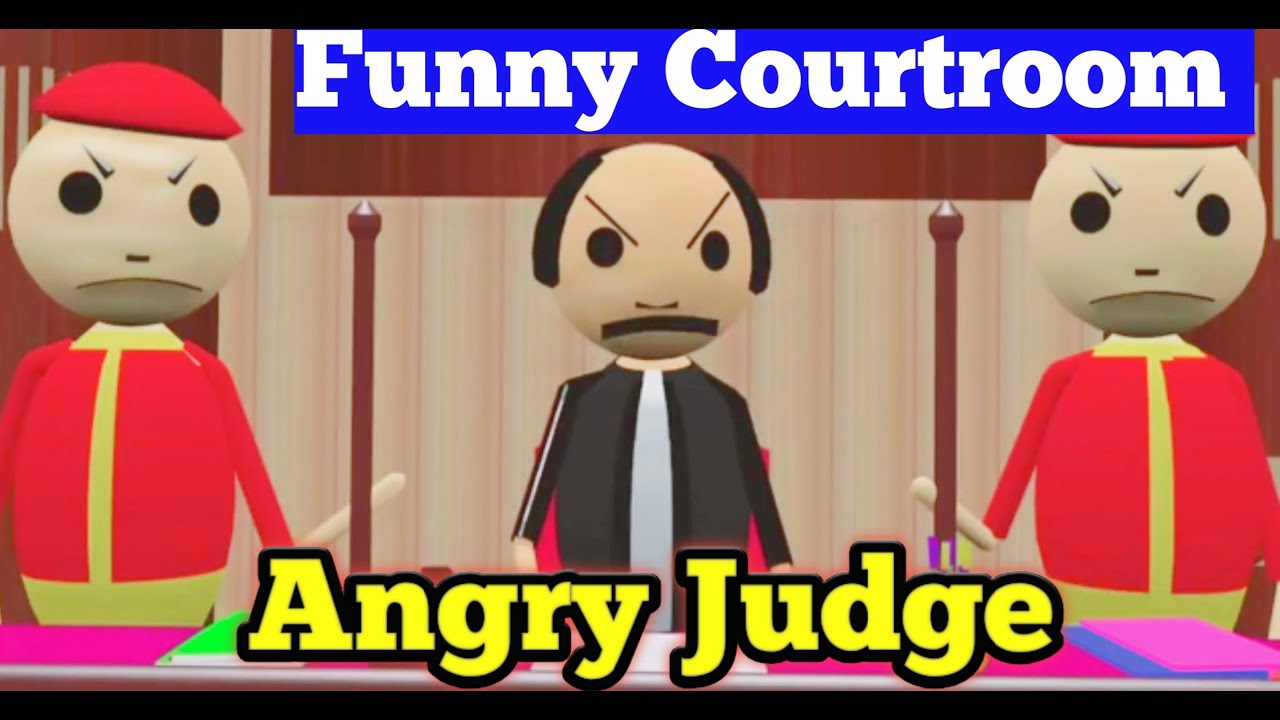 Courtroom main Dadagiri कोर्टरूम मैं दादागिरी || ANGRY JUDGE|| hindi  cartoon video @ssoftoonshindi - YouTube