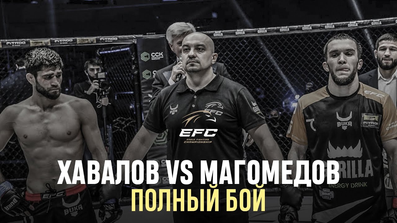 РЕНАТ ХАВАЛОВ VS ШАРАПУДИН МАГОМЕДОВ | Чемпионский бой | EFC 34
