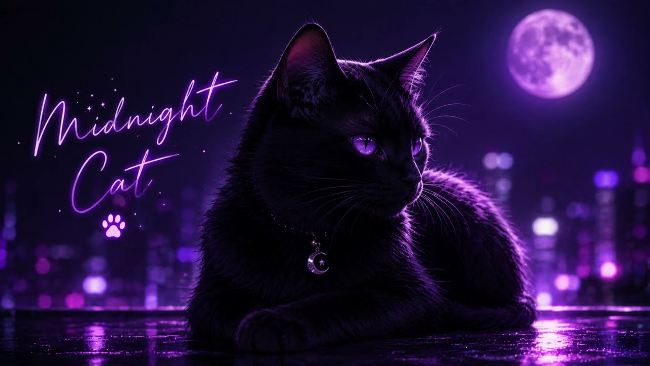 レノックス猫 ( 独宴会 ) Kitty's First Recital Midnight Cat - YouTube