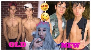 Reacting To Lucas And Marcus New Vs Old Musically Compilation