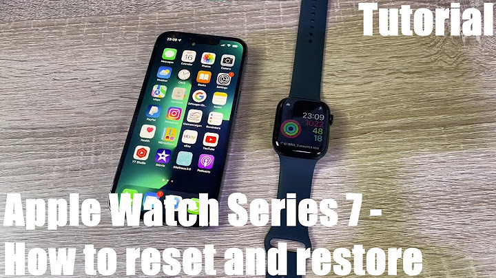 How to erase an apple watch to sell