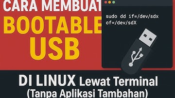Cara Membuat Bootable USB di Linux Lewat Terminal (Tanpa Aplikasi Tambahan)
