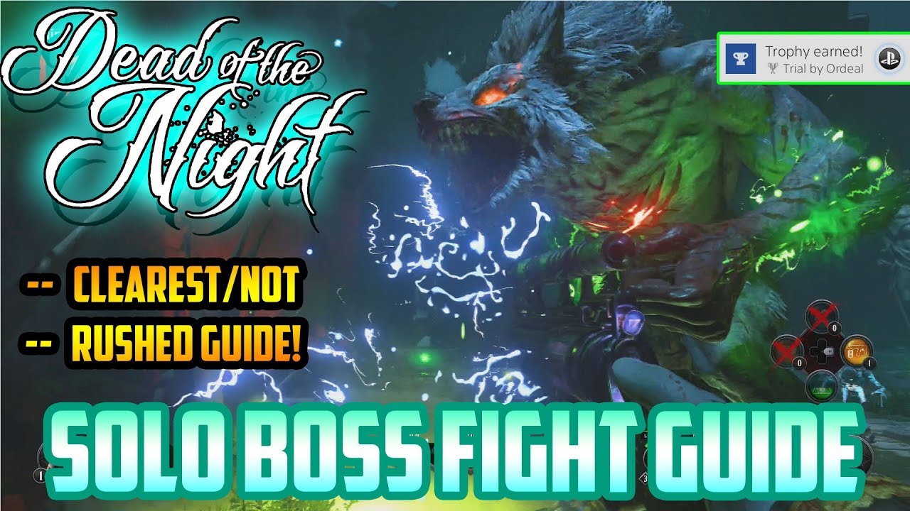 Dead Of The Night Solo Boss Fight Easter Egg (CLEAREST SOLO GUIDE ...