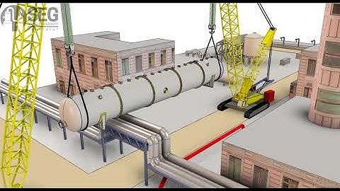 Lifting simulation for Desalter Units in actual case Study by SEG software + Autodesk Inventor