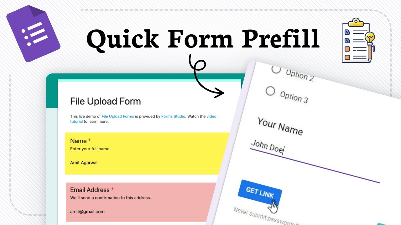 How to pre fill Google Forms (Simple Prefill Setup) - YouTube