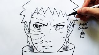 Desenhando Obito Uchiha - Naruto Shippuden! 