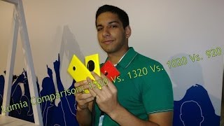 Lumia 1520 vs 1320 vs 1020 vs 920 Comparison