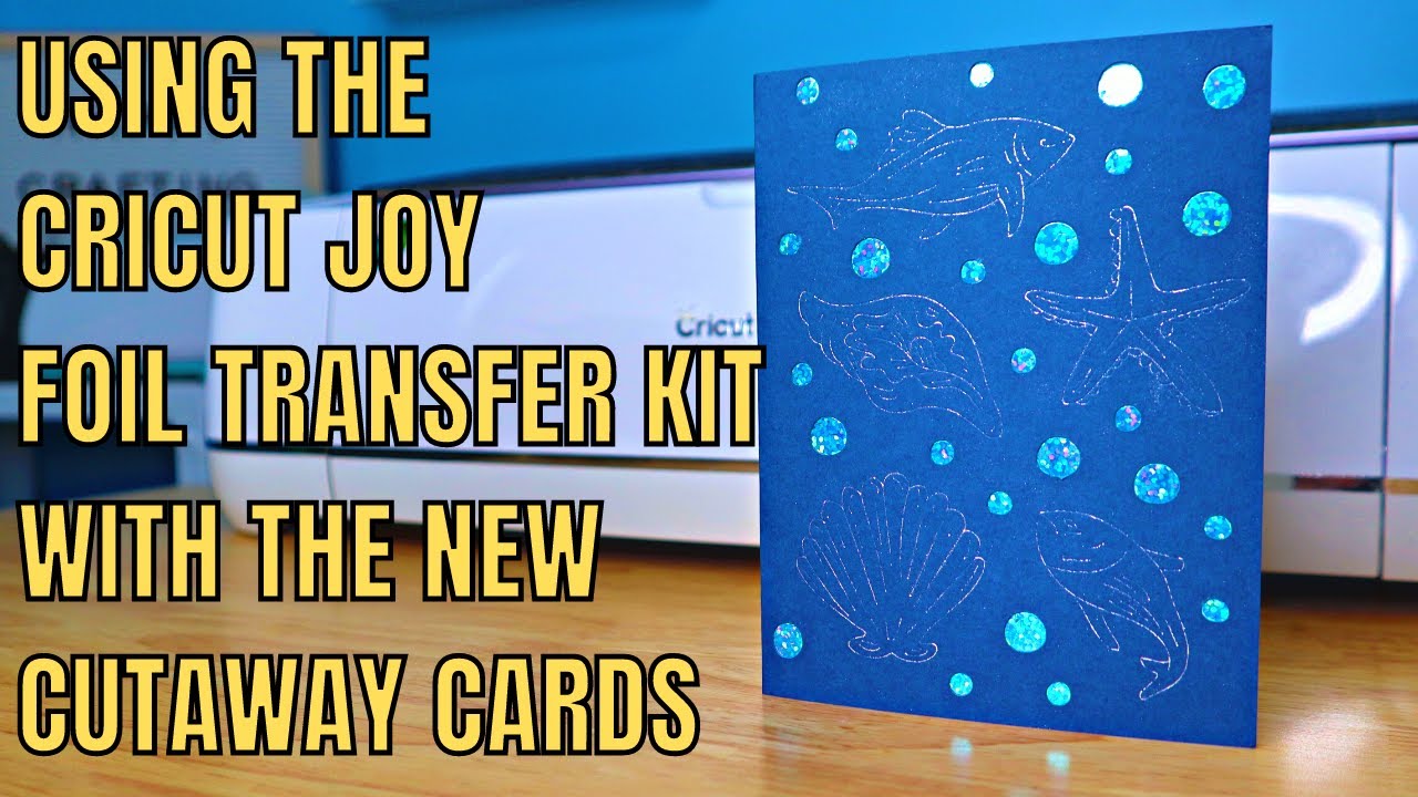 How to use the Cricut Joy Foil transfer kit using card designs from Design  Space 