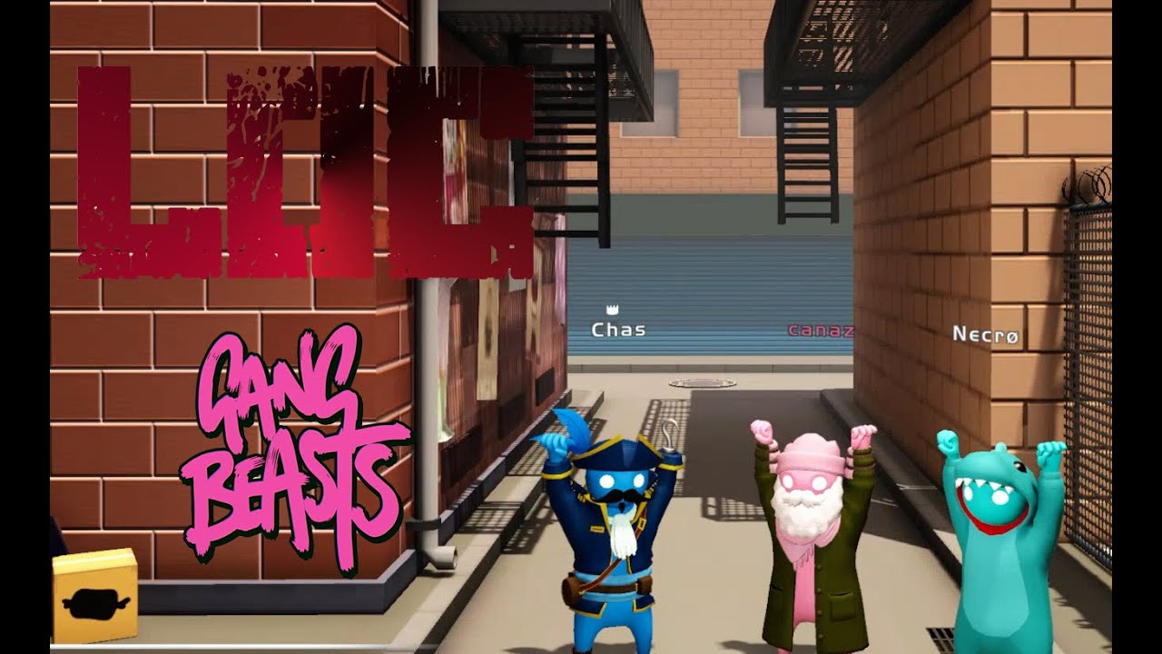 Ganging up on one another - Gang Beasts