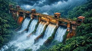 I Turned an Abandoned Water Dam Into a Modern Luxury House (ASMR) screenshot 5