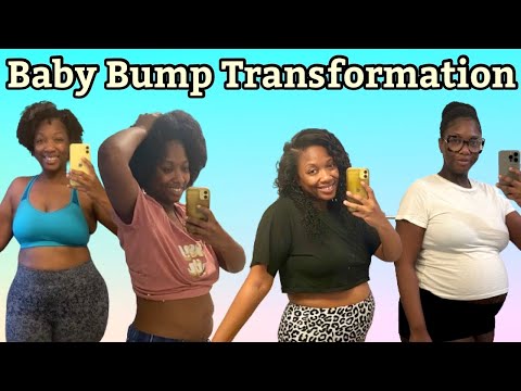 Pregnancy Transformation | Month by Month Belly Progression🤰🏾