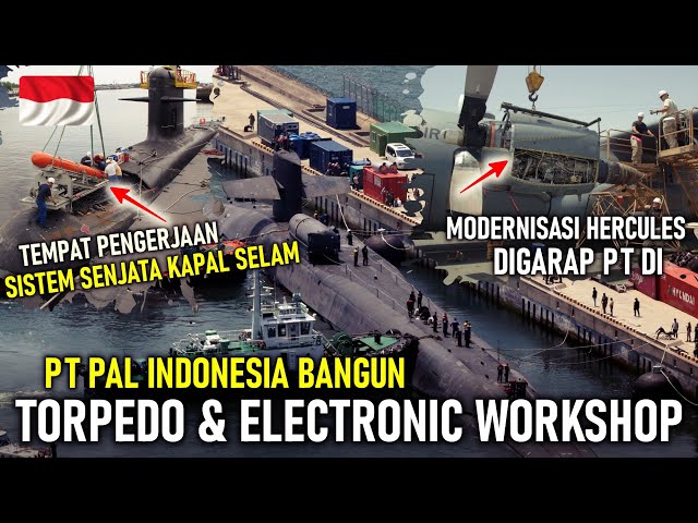 NGEBUT! PT PAL BANGUN TORPEDO & ELECTRONIC WORKSHOP, PT DI GARAP MODERNISASI PESAWAT HERCULES TNI AU class=