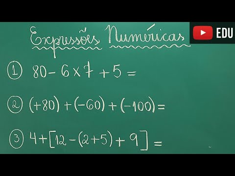 Vídeo: O Que São Expressões Numéricas