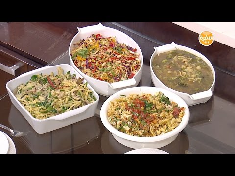 طريقة عمل مكرونة بالمشروم و السبانخ