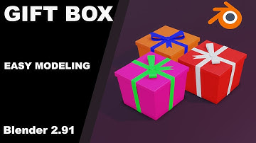 gift box modeling in blender 2.91