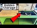 Hidden storage in diy sofa table under 100