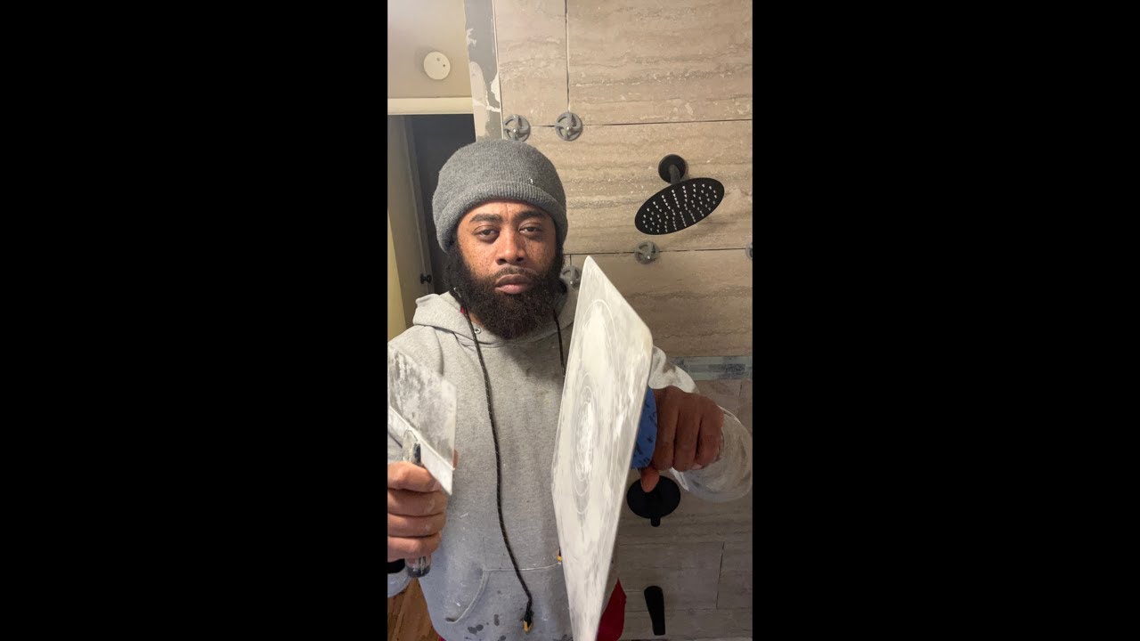 😱Today we’re gonna do a little plaster work then grout