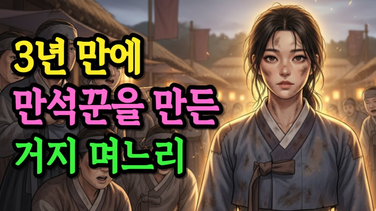 굶어 죽어가던 여인을 거두어준 시어머니의 선택, 그녀의 혜안으로 찾아온 기적같은 반전 | 야담 옛날이야기 오디오북 수면동화 전설 민담