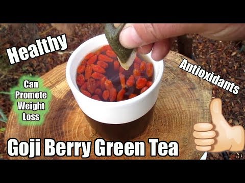 Homemade Goji Berry Green Tea | Great Morning Coffee Alternative