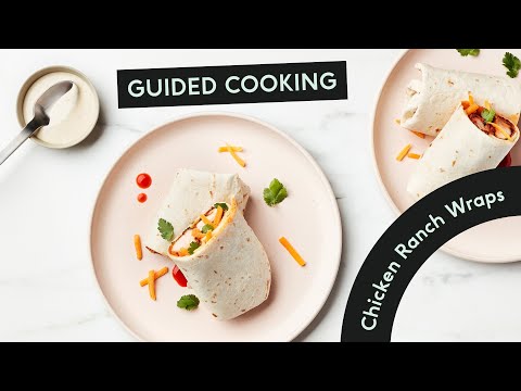 Pressure Cooker Lunch: Chicken Ranch Wraps