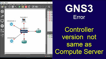 GNS3 ERROR Controller Version is not the same as compute server GNS3 VM version