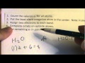Water Molecule Dot Structure Concepts