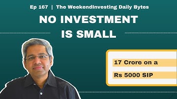 No Investment is Small | Ep 167 | WeekendInvesting Daily Bytes